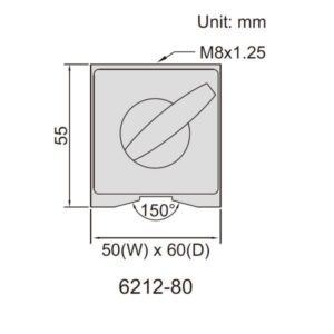 Chân đế từ Insize 6212-80