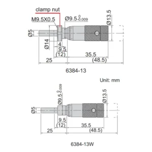 Đầu thước panme cơ khí (chỉnh 0 đa dụng) Insize 6384-13