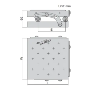 Bàn đo góc Insize 6527-100