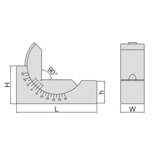 Bộ căn góc có điều chỉnh Insize 6535-30