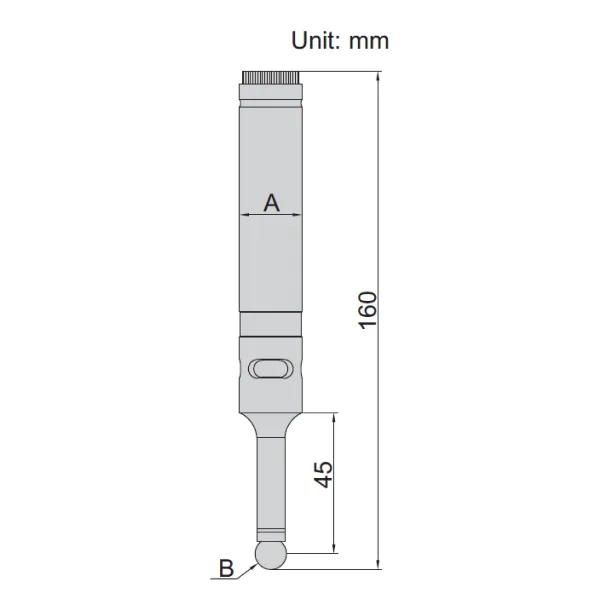 Đầu rà biên Insize 6566-3 1 Đầu rà biên Insize 6566-3