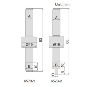 Đầu rà biên CNC loại chống từ tính Insize 6573-2