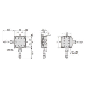 Đế chỉnh trục XY Insize 6584-603