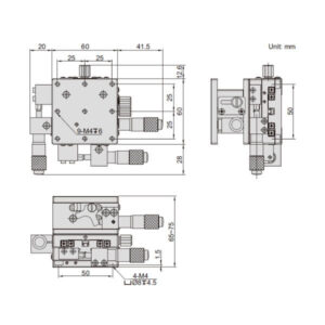 Đế chỉnh trục XYZ Insize 6585