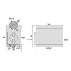 Khối V từ tính Insize 6891 6801-1201