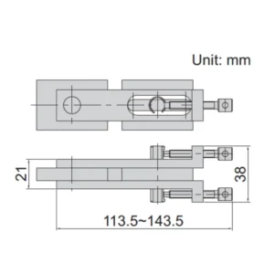Gá đỡ khối chuẩn Insize 6886-1