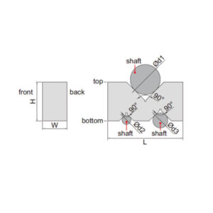 Bộ khối V (thép dụng cụ tôi cứng) Insize 6887-2