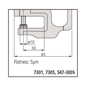 Dụng cụ đo độ dày cơ khí Mitutoyo Series 7300S