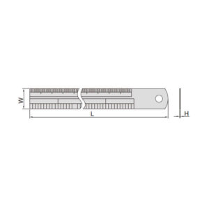 Thước thép Insize 7110-150