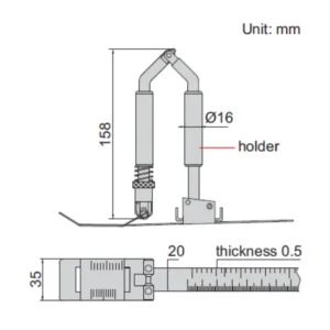 Thước đo chu vi trong Insize 7125-3460