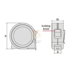Bộ 12 thước dây loại cơ bản Insize 7142-5A