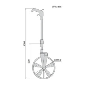 Thước lăn đường Insize 7145-1