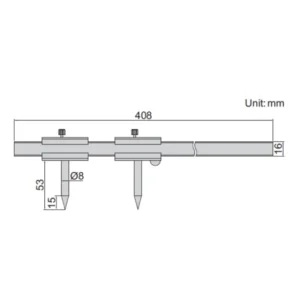 Thước kẹp cơ khí vạch dấu 7203-300A