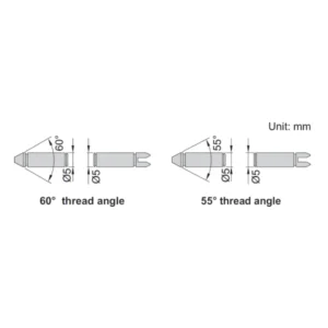 Đầu thay thế Insize 7321-T21 dành cho thước panme đo ren trong