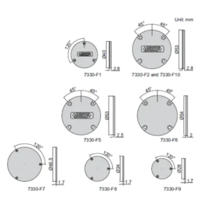 Nắp lưng cho đồng hồ so Insize 7330-F10