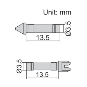 Đầu đo cho thước panme đo ren vít ngoài Insize 7384-T211