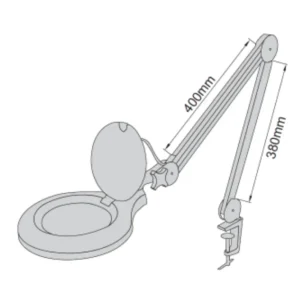 Kính lúp để bàn có đèn chiếu Insize 7516-5D