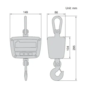 Cân treo điện tử Insize 8201-300KG