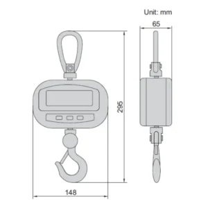 Cân treo điện tử Insize 8202-150KG loại phổ thông