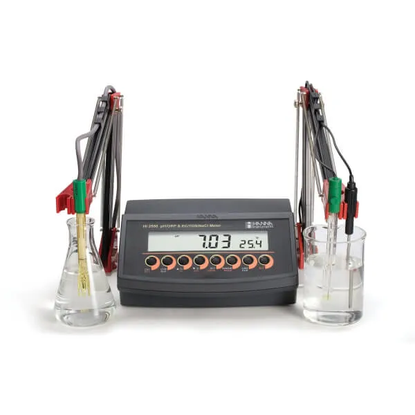 Máy đo pH/ORP/EC/ISE/TDS/Độ mặn Hanna HI2550-02
