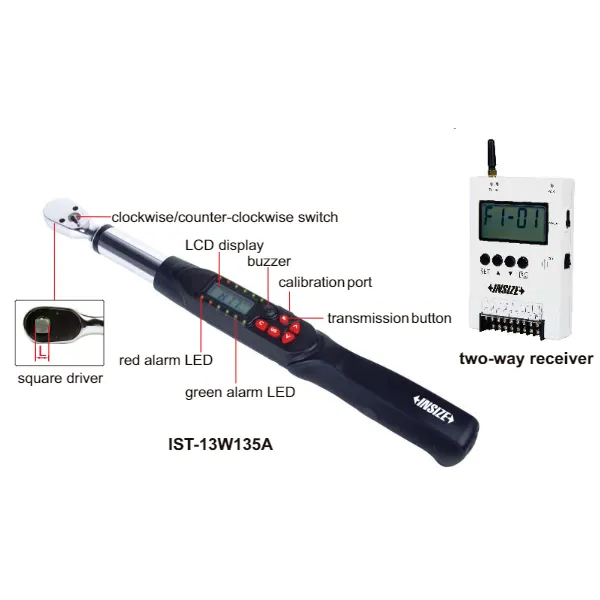 Cờ lê lực điện tử không dây hai chiều Insize IST-13W60A 1 Cờ lê lực điện tử không dây hai chiều Insize IST-13W60A
