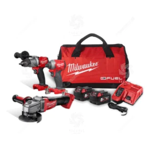 Bộ 3 máy khoan động lực - máy vặn vít - máy mài Milwaukee M18FPP3D2-502B