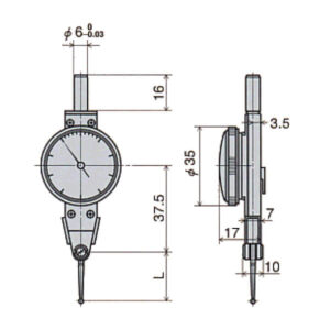 Đồng hồ so chân gập Peacock PIC TEST PC series PC-3