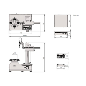 Máy đo độ tròn Mitutoyo RA-1600/RA-1600M 211-733A