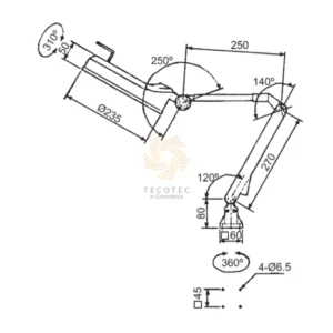 Kính lúp có đèn chiếu Vertex VHL-30MEB