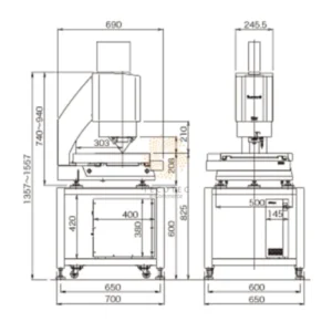 Máy đo 3D CNC loại tiêu chuẩn Nikon iNEXIV VMA-2520