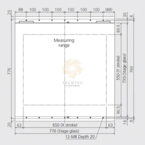 Máy đo 3D CNC loại tiêu chuẩn Nikon NEXIV VMZ-S6555