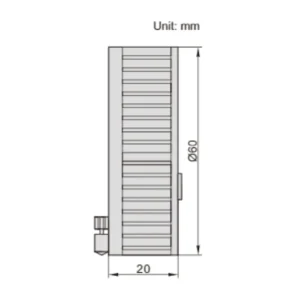 Bánh xe đo chiều dài điện tử Insize 7146-10