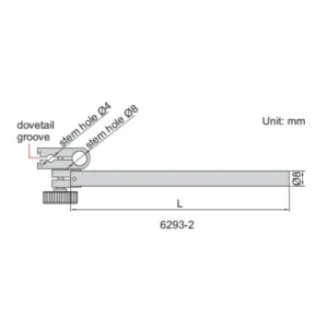Đồ gá đồng hồ so chân gập Insize 6293-2