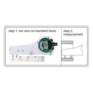 Đồng hồ đo bước ren điện tử Insize 2245-4