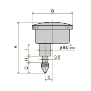 Đồng hồ so cơ khí loại mặt xoay đa năng Peacock 196B