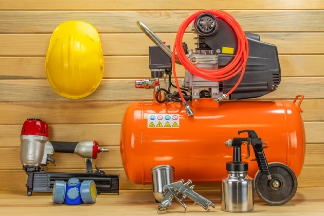 Thiết bị đo lường, dụng cụ cầm tay, vật tư tiêu hao 34 Dụng cụ khí nén