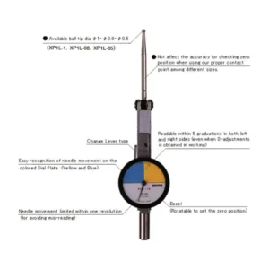 Đồng hồ so cơ khí chân gập Peacock PCC-1X